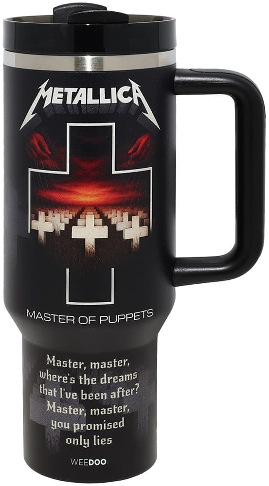 Copo Térmico Weedoo Metallica Master of Puppets (1.2L) Preto