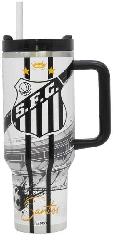 Copo Térmico Weedoo Santos Fc 1.2 Litros