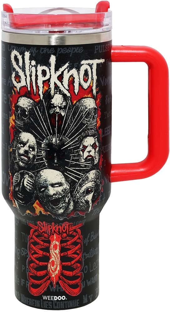 Copo Térmico Weedoo Slipknot 1.2L Preto/Vermelho