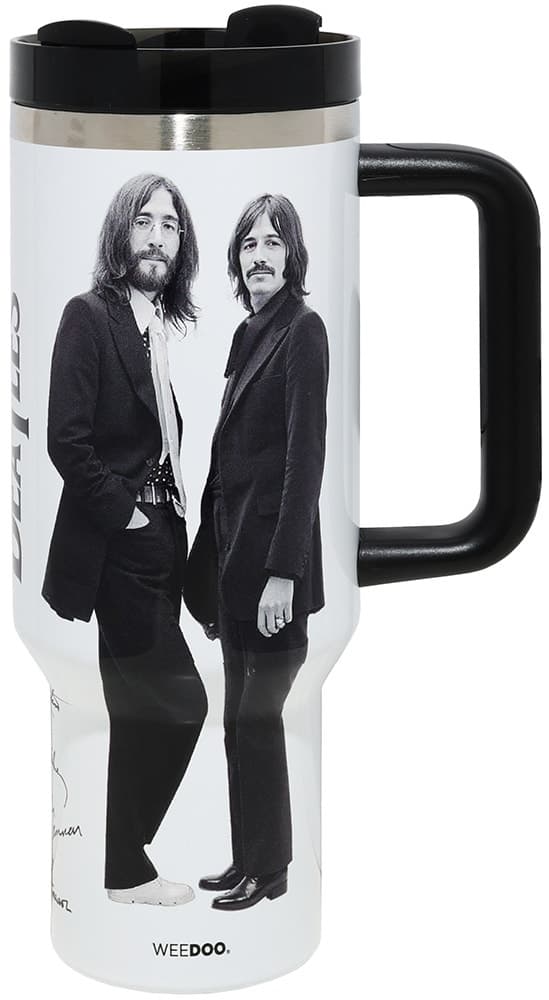 Copo Térmico Weedoo The Beatles 1.2L Branco/Preto