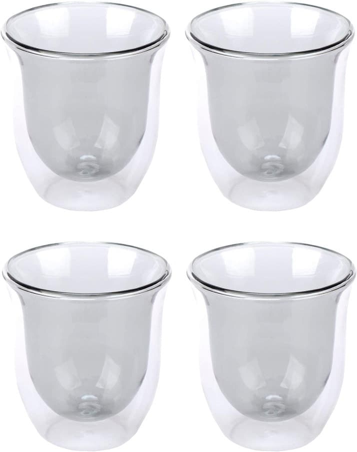 Copos de Parede Dupla para Café Espresso 75mL La Cafetiere - LCDWJESPRES4PC (4 Unidades)