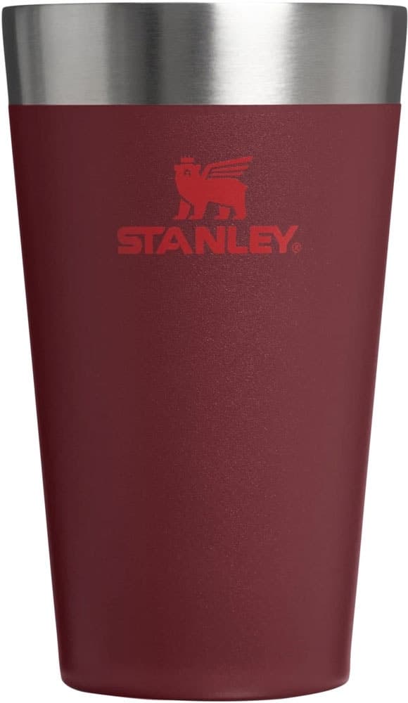 Copo Térmico Stanley The Stacking Pint 473ml Cranberry