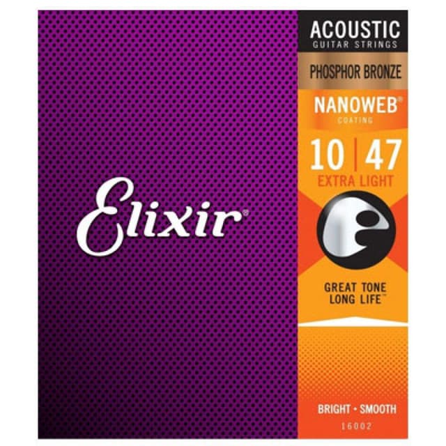 Corda para Violão Elixir Phosphor Bronze 0.10