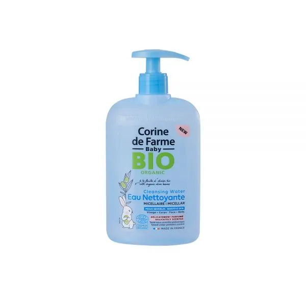 Água Micelar Corine Baby Bio Organic Eau Nettoyante 500ml