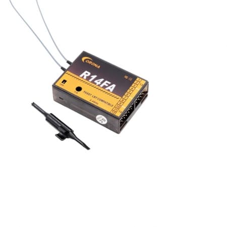 Rádio Corona Rc Rx R14FA 14CH Compatível com Futaba Fasst