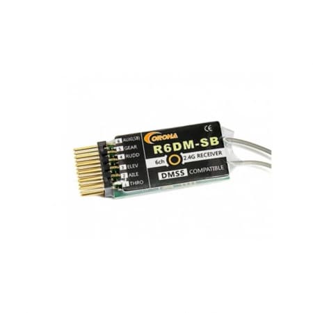 Rádio Corona Rc R6DM 6CH Jr Dmss Compatible