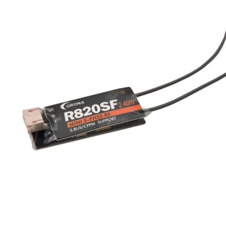 Receptor Corona Rx R820SF 8CH S-Bus Compatível Mini-SFHSS