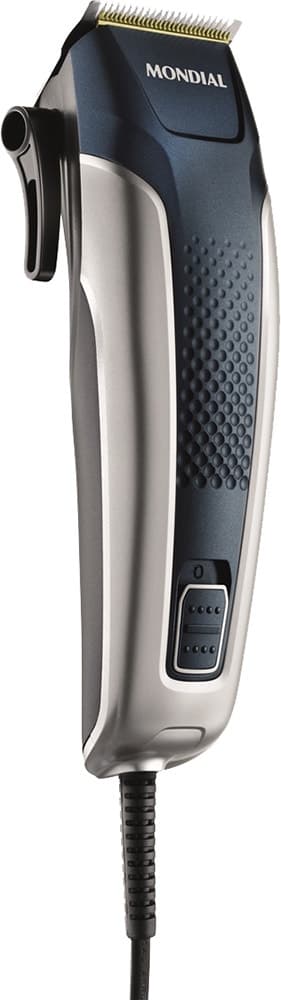 Cortador de Cabelo Mondial Titanium Power Cr-09M 220V Cinza/Azul
