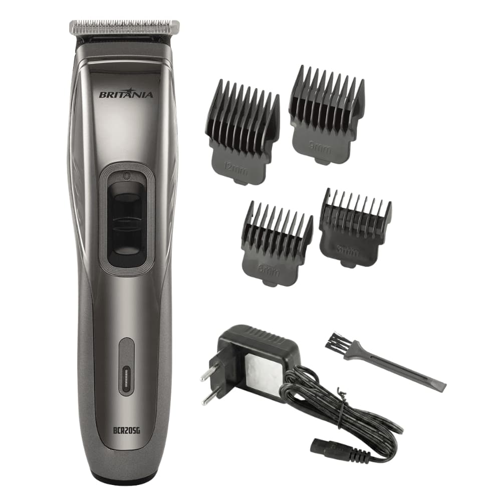 Cortador de Cabelo Britania BCR205G 2V Prata