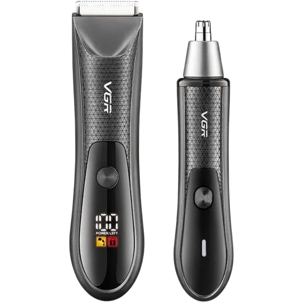 Cortador de Cabelo e Depilador Nasal Voyager V-934 5V Prata