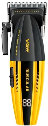 Cortador de Cabelo Elétrico Vgr Muscular C1 V-285 - Preto/Dourado