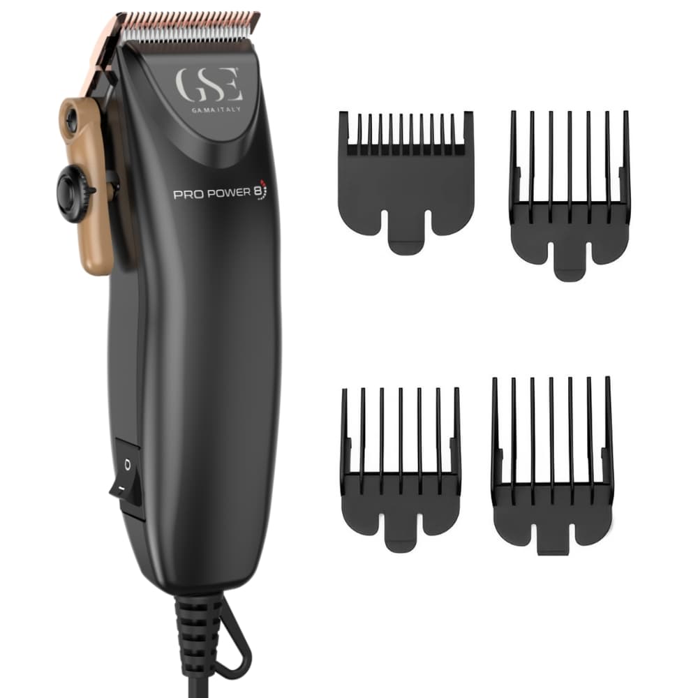 Cortador de Cabelo Gama Pro Power 8 2V Preto