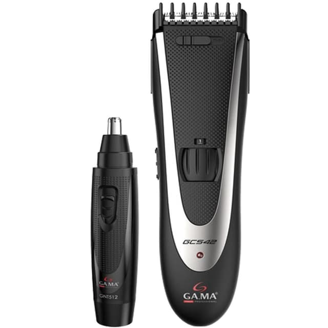 Cortador de Cabelo Gama Gc542 220V + Depilador Nasal Gnt512 - Preto