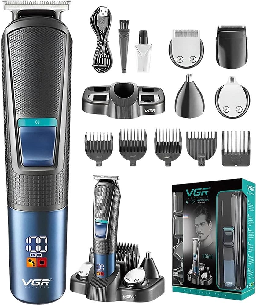 Cortador de Cabelo Vgr Voyager Kit V-108