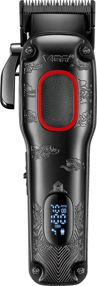 Cortador de Cabelo Vgr V-016 Preto/Vermelho
