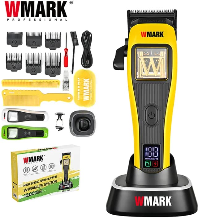 Cortador de Cabelo Wmark Ng-X1 Plus Alta Velocidade Recarregável