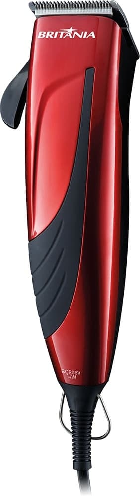 Cortador de Cabelos Britania BCR05V 14W 220V/50hz Vermelho/Preto