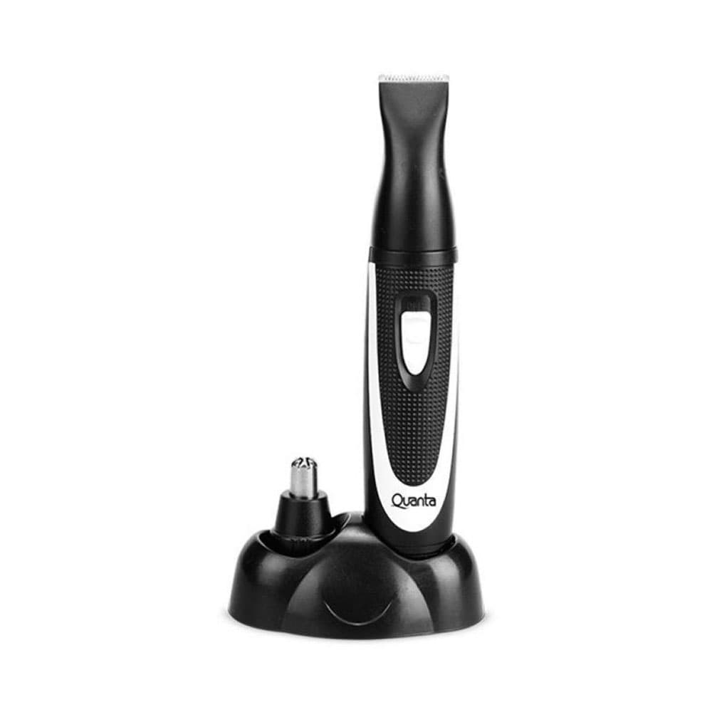 Cortador de Pelo Nasal Quanta Qtcet21 2 Em 1 1 Pilha Aa Preto