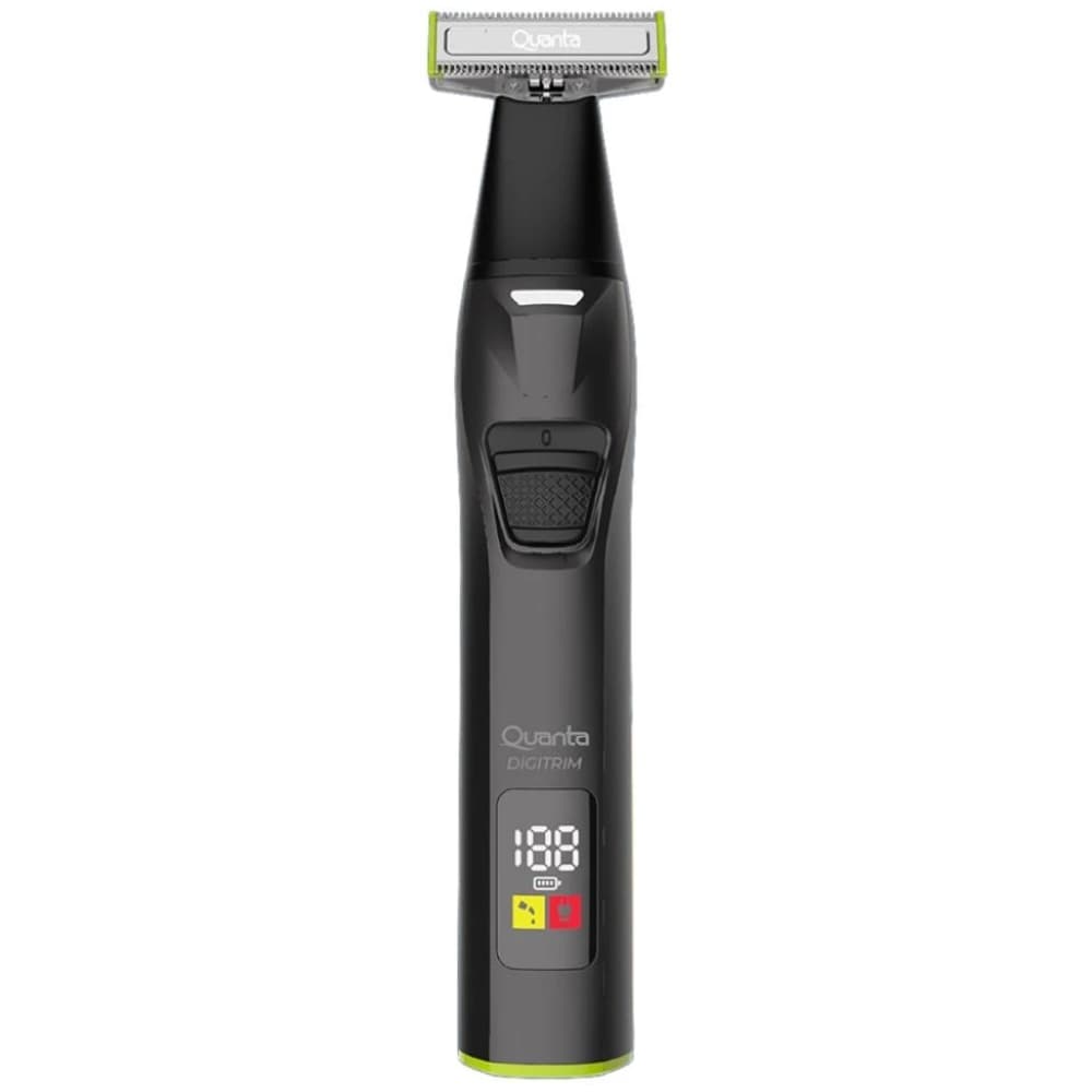 Barbeador Elétrico Quanta Qtcat60 2 Em 1 2V - Preto