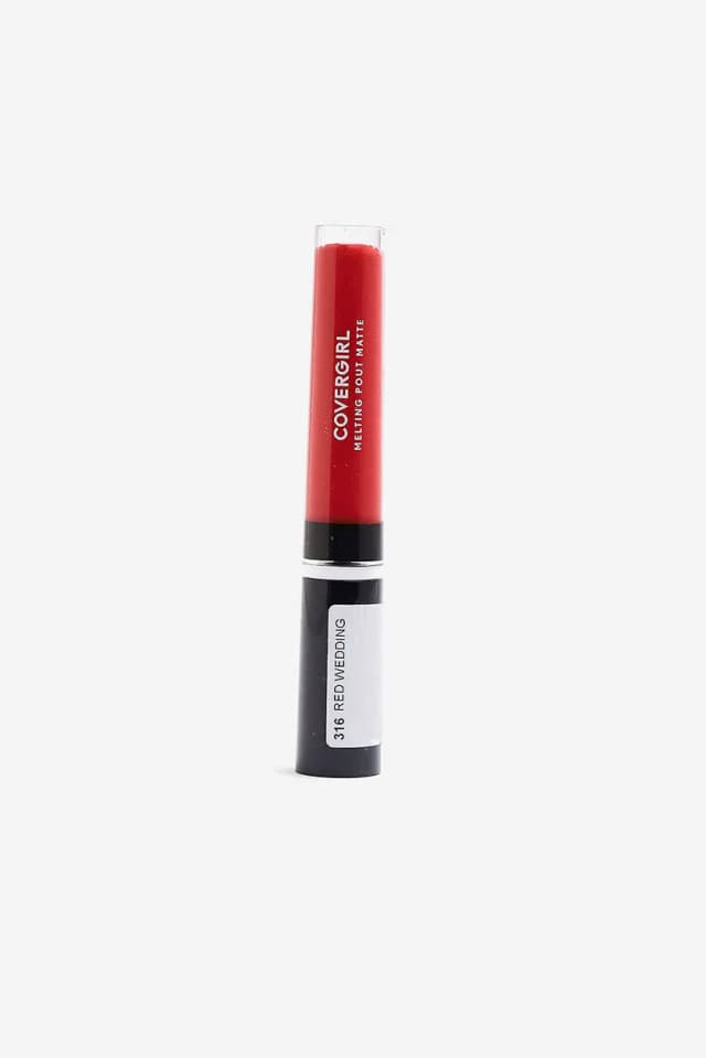 Batom Covergirl Melting Pout Matte Red Wedding 316 S/c