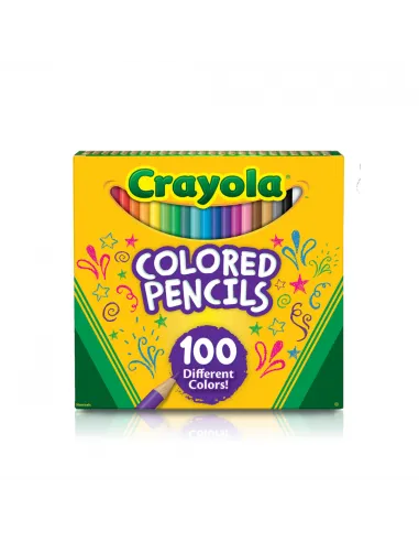 Conjunto de 100 Lápis de Cor Longos Crayola