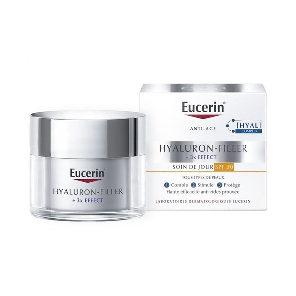 Creme Antienvelhecimento Eucerin Hyaluron-Filler Soin de Jour FPS 30 50ml
