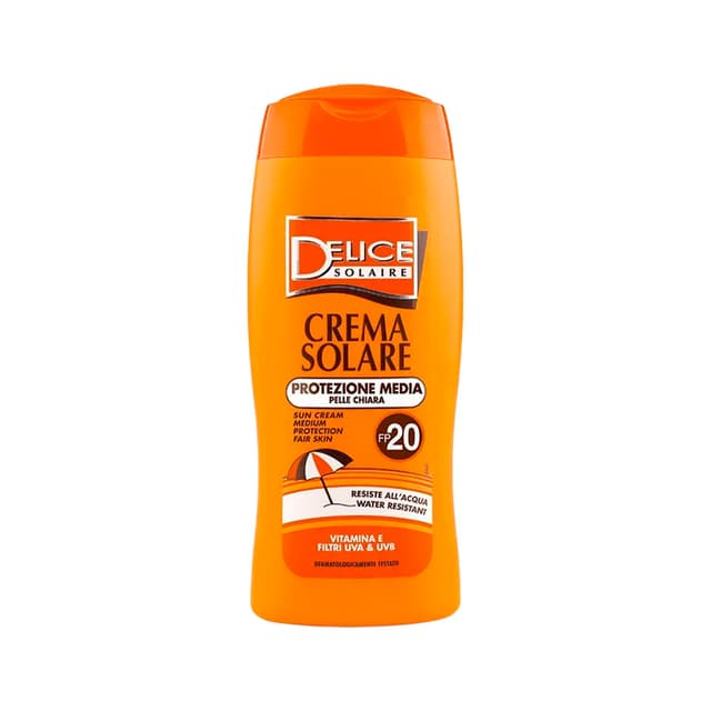 Protetor Solar Delice Solaire Proteção Média Spf20 250ml