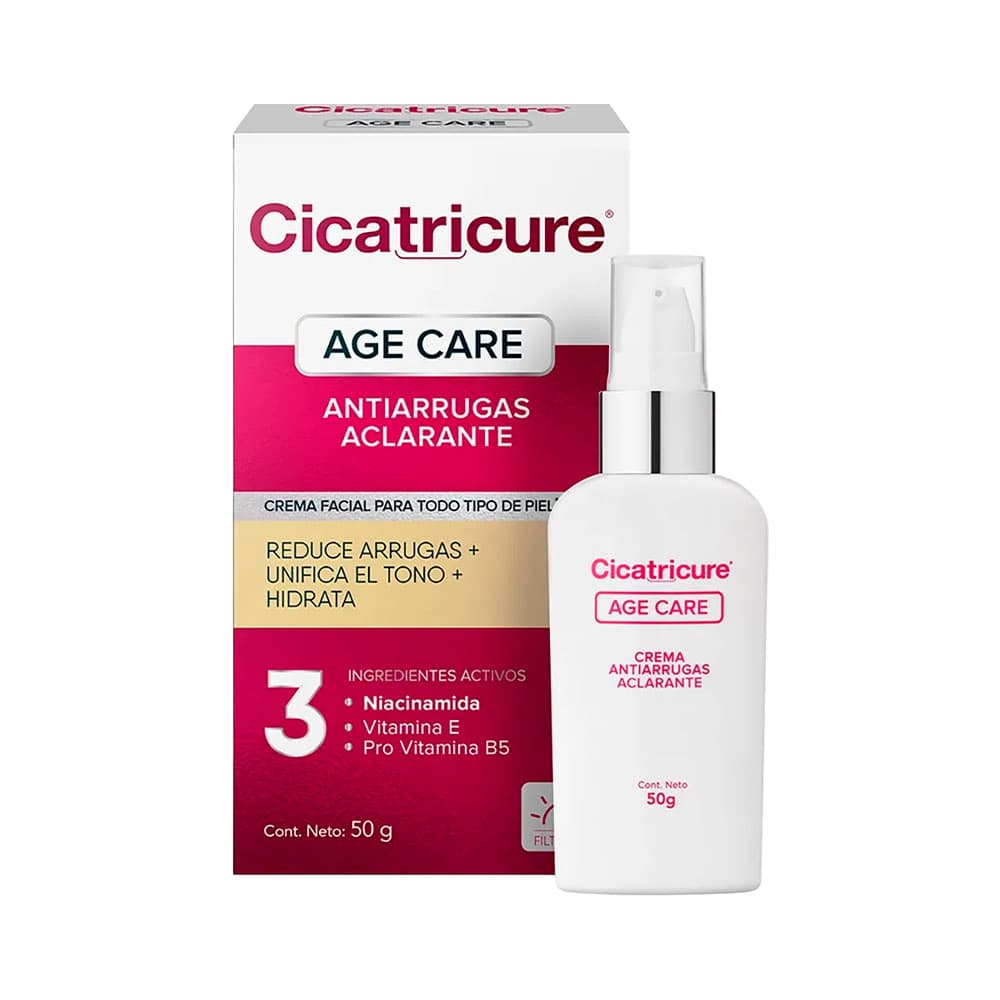 Creme Facial Cicatricure Age Care Antirrugas Clareador 50ml