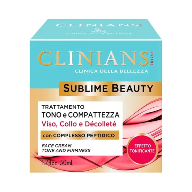 Creme Facial Clinians Sublime Beauty Trattamento Tono e Compattezza 50ml