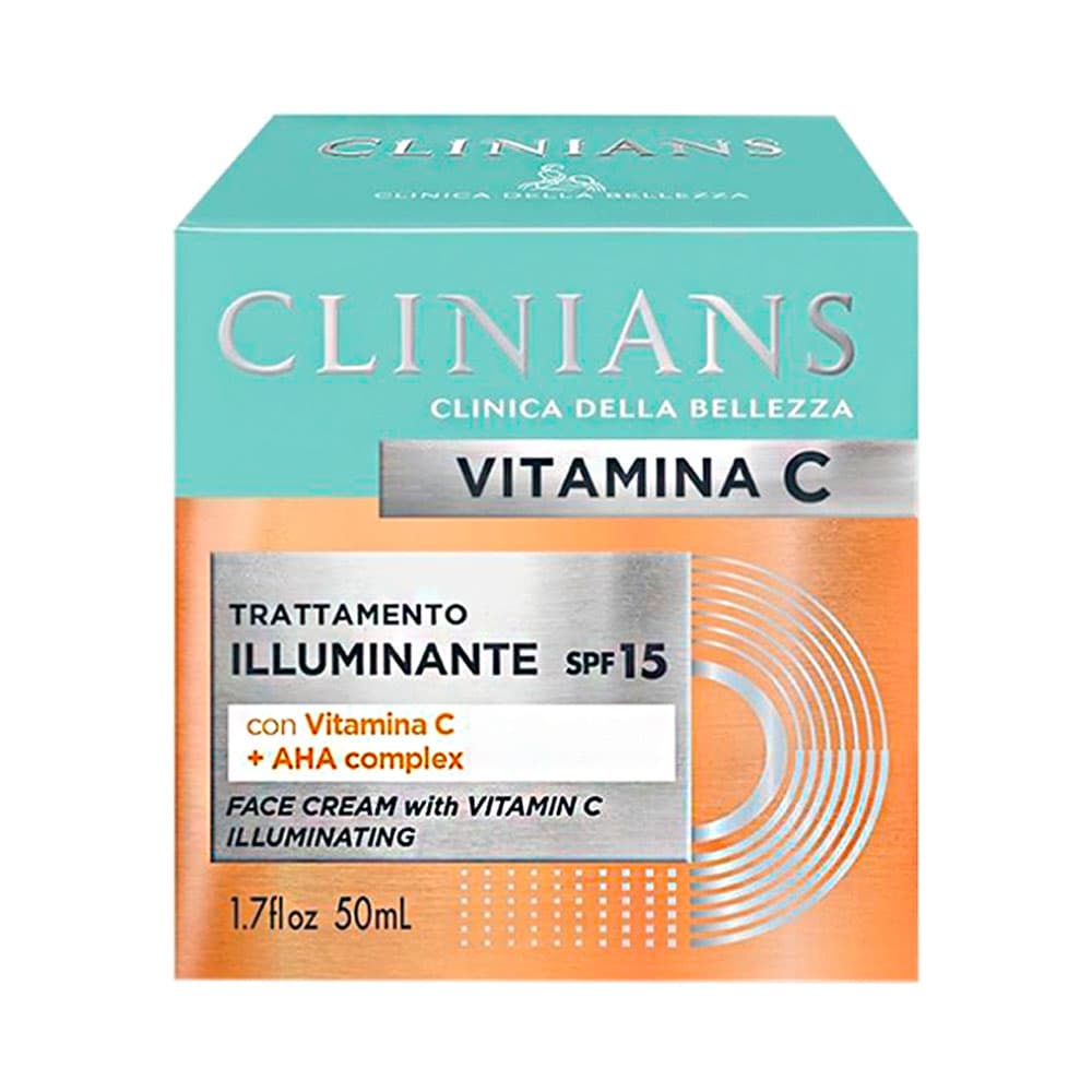 Creme Facial Clinians Trattamento Illuminante Vitamina C 50ml