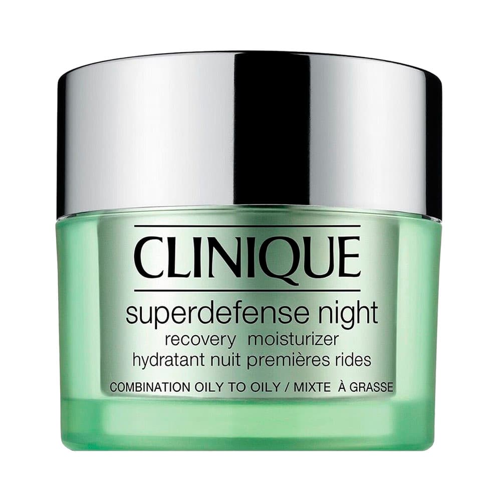 Creme Facial Clinique Superdefense Night Recovery para Pele Mista A Oleosa 50ml