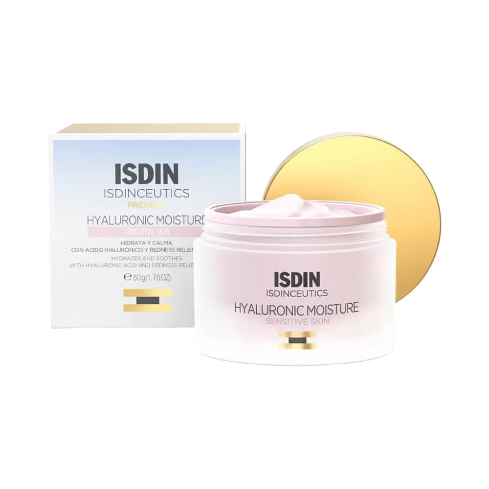 Creme Facial Isdin Hyaluronic Moisture Pele Sensível 50ml