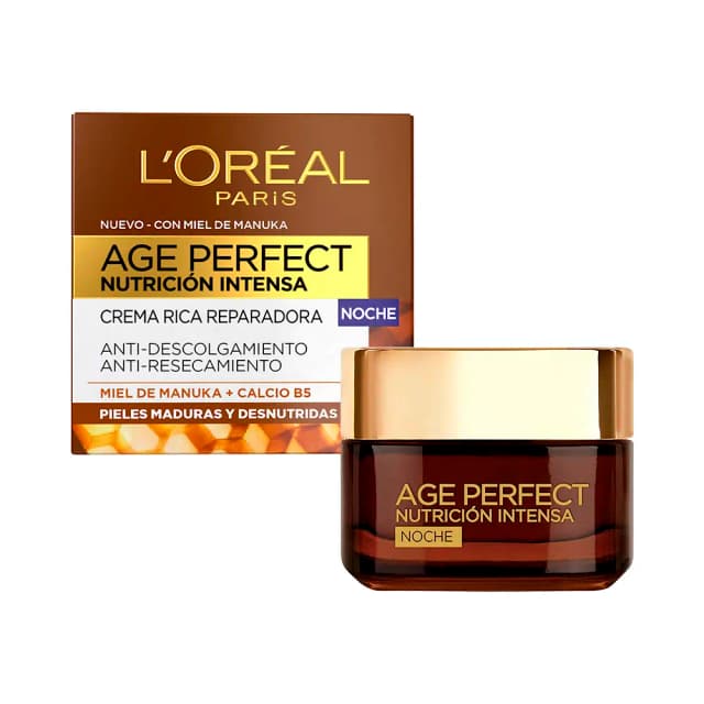 Creme Facial L'Oréal Age Perfect Nutrição Intensa Noite 60+ 50ml