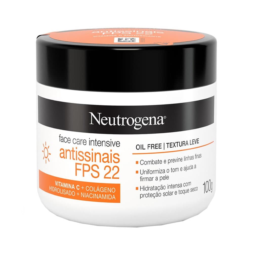 Creme Facial Antissinais Neutrogena FPS 22 100G