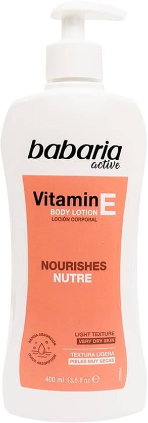 Creme Corporal Babaria Vitamina e - 400mL