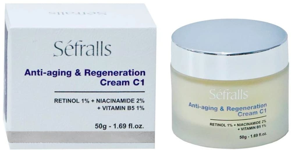 Creme Facial Antienvelhecimento Sefralls C1 - 50G