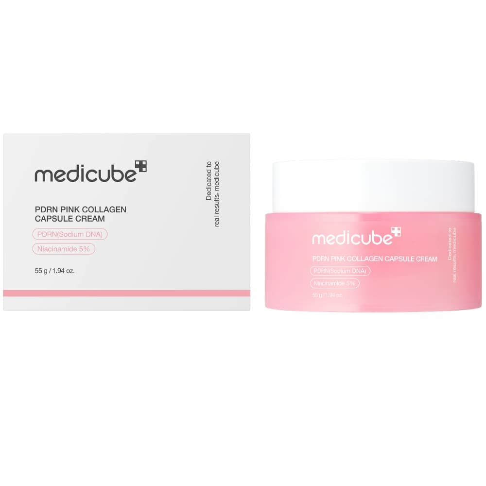 Creme Facial Em Cápsulas Medicube Pdrn Pink Collagen 5% Niacinamida - 55G