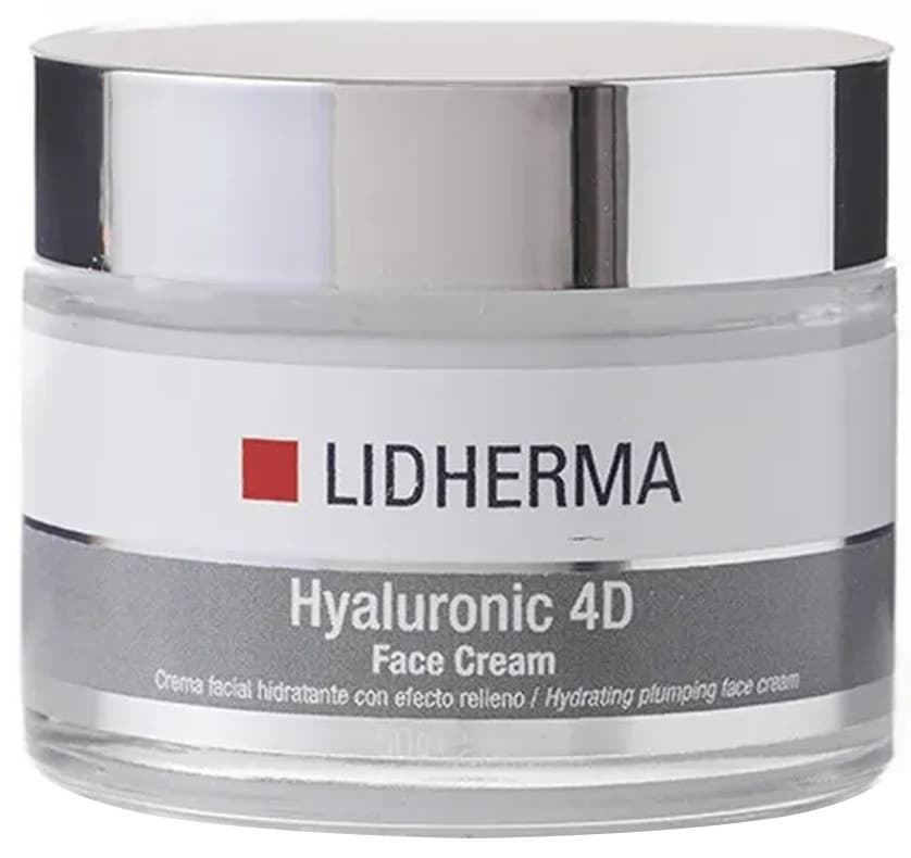 Creme Facial Lidherma Hyaluronic 4D - 50G