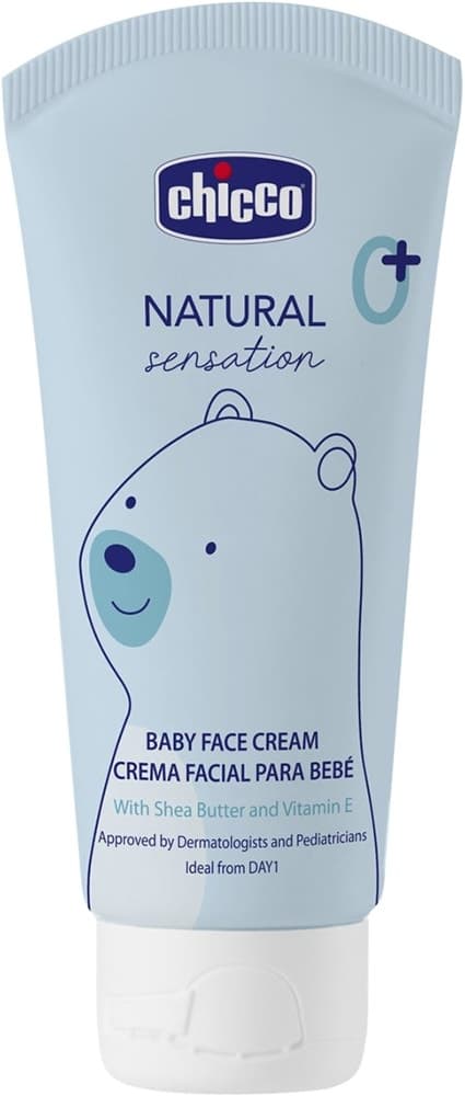 Creme Facial para Bebê Chicco Natural Sensation 50mL