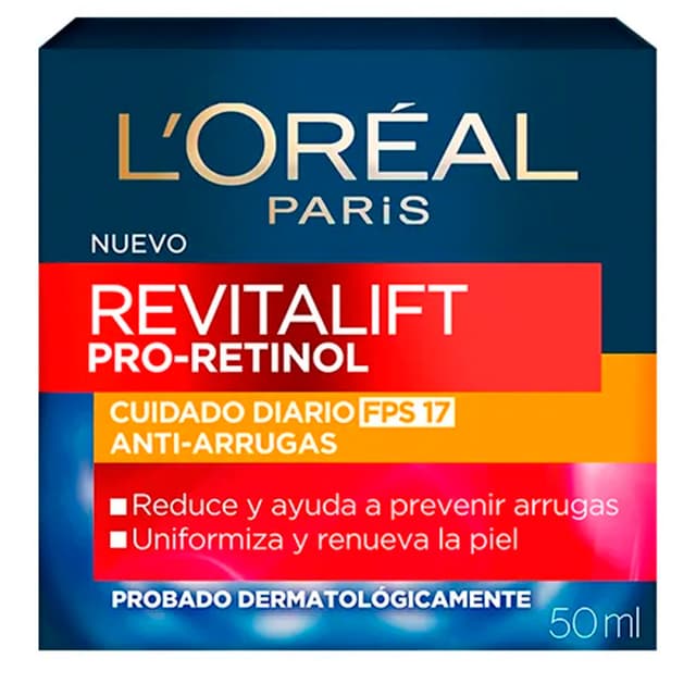 Creme L'Oréal Revitalift Pro-Retinol Dia FPS17 50ml