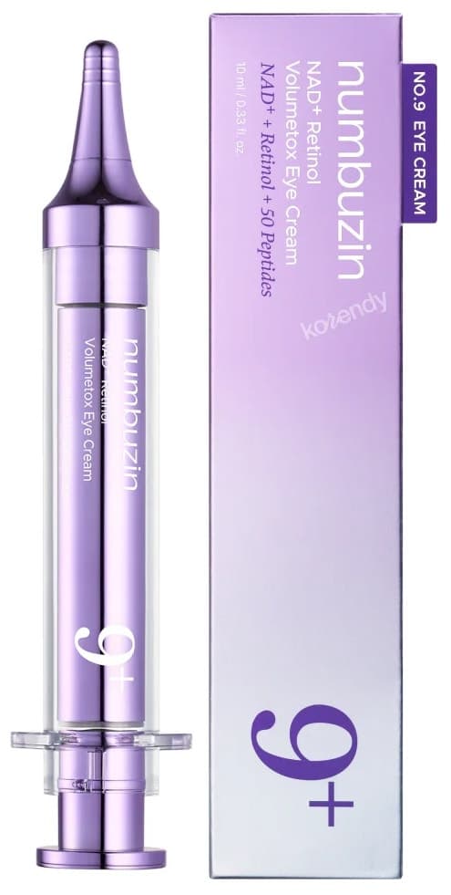 Creme para Olhos Numbuzin N.9 Nad+ Retinol Volumetox - 10mL