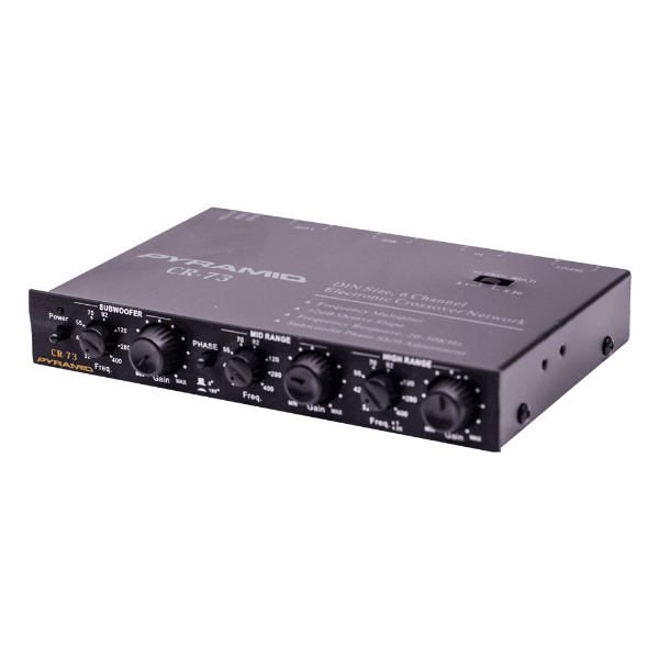 Crossover Pyramid Gold Series Cr73 6 Canais Preto