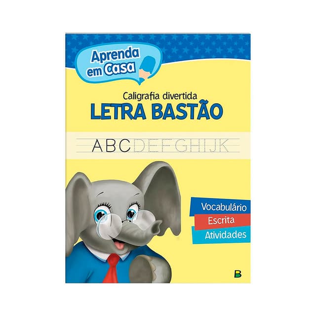 Caderno de Atividades Todolivro Aprende Em Casa Caligrafia Divertida 8 Folhas
