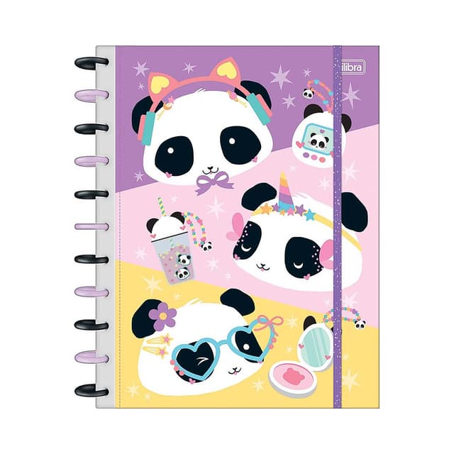 Caderno Universitário Inteligente Tilibra Lovely Friend 160 Folhas