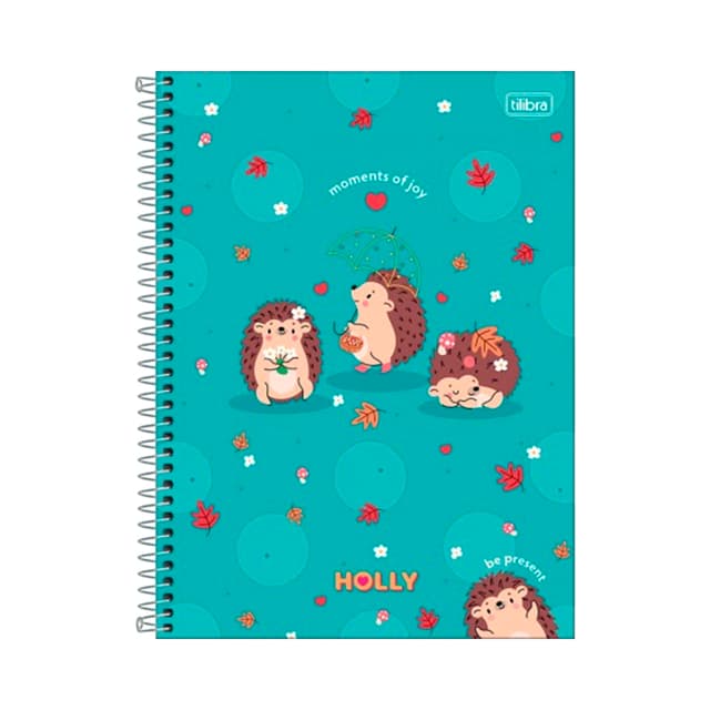 Caderno Universitário Tilibra Holly 256 Folhas Sortido