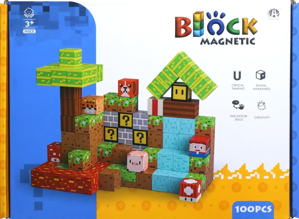 Blocos Magnéticos de Construção Chuang Huang Ch1377 (100 Pçs)