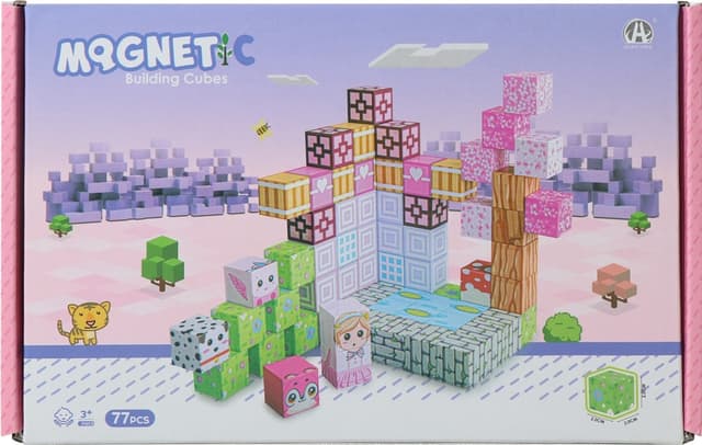 Blocos de Construção Magnéticos Chuang Huang - Ch1383 (77 Pçs)