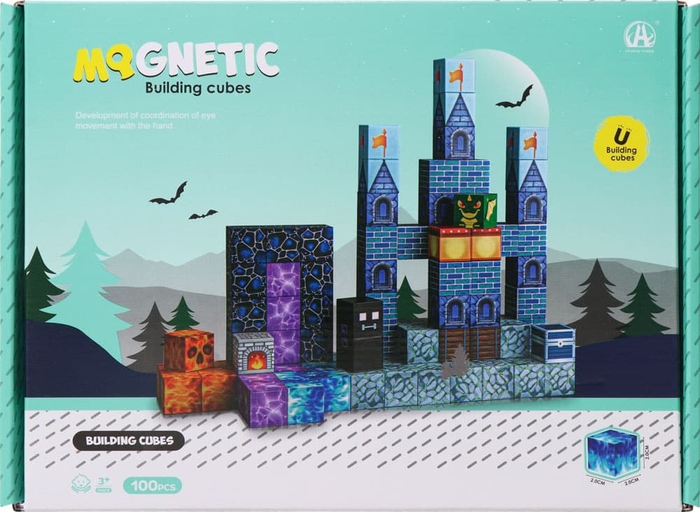 Blocos Magnéticos de Construção Chuang Huang - Ch1396 (100 Pçs)