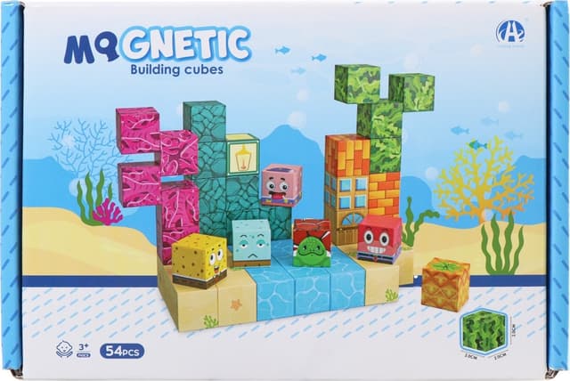 Cubos Magnéticos de Construção Chuang Huang Ch1400 (54 Pçs)