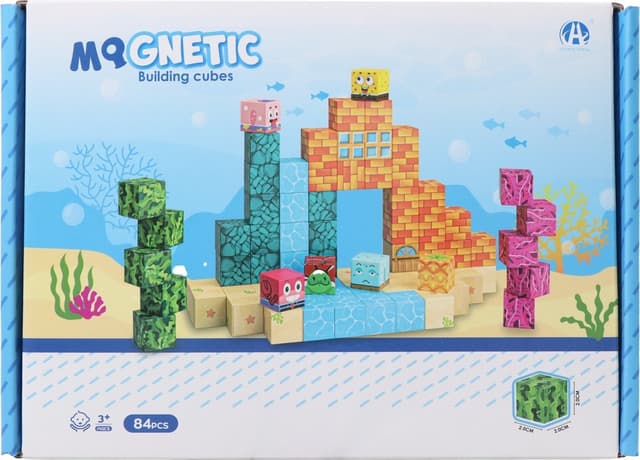 Cubos Magnéticos de Construção Chuang Huang - Ch1402 (84 Pçs)